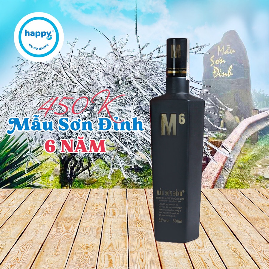 Rượu mẫu sơn đỉnh M6 32±2%vol 500ml - Happy PTMart Sẻ chia là giá ...